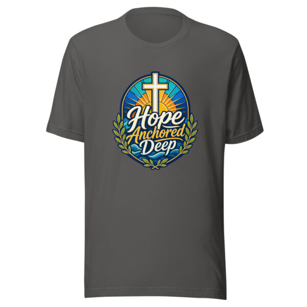 Hope Anchored Deep Graphic Tee mockup 5 Hope Anchored Deep Graphic Tee mockup 5