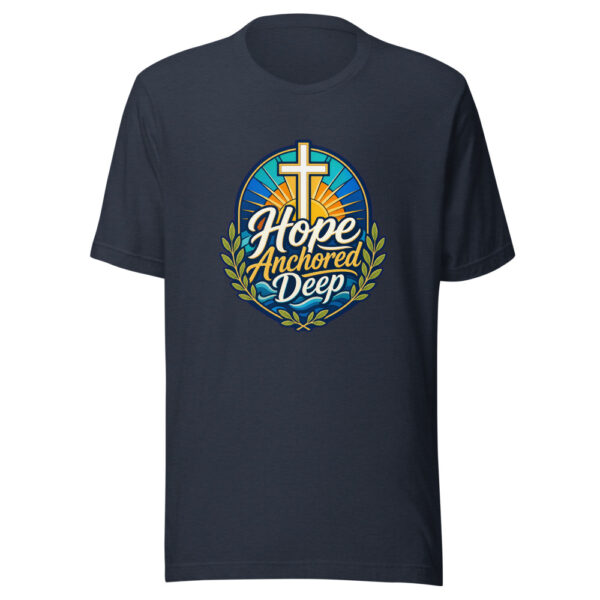 Hope Anchored Deep Graphic Tee mockup 7 Hope Anchored Deep Graphic Tee mockup 7