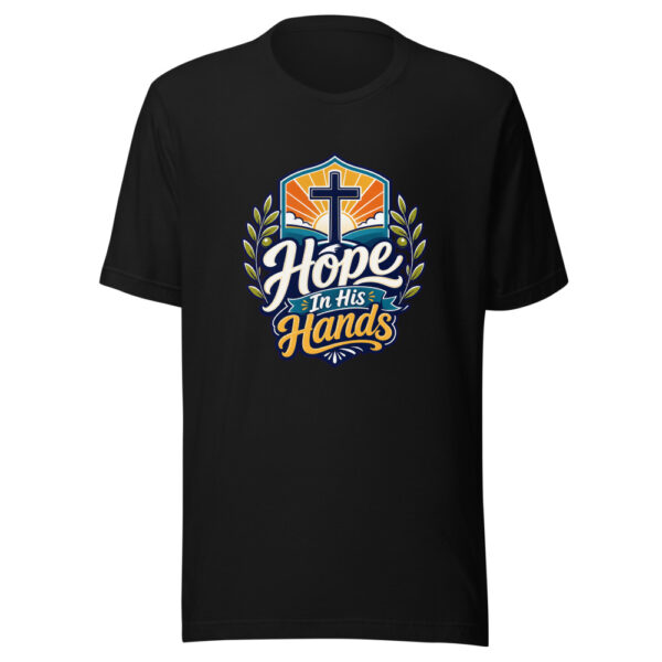 Hope In His Hands Graphic Tee mockup 1 Hope In His Hands Graphic Tee front view