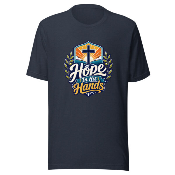 Hope In His Hands Graphic Tee mockup 7