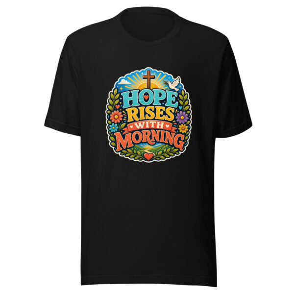 HOPE RISES WITH MORNING Heartbeat-20260622-codex-fallback Graphic Tee mockup 3