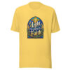 Light Follows Faith Graphic Tee mockup 6