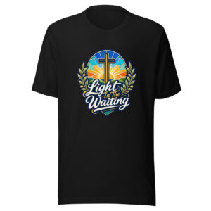 Light In The Waiting Graphic Tee mockup 1 Light In The Waiting Graphic Tee front view