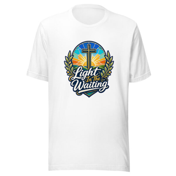 Light In The Waiting Graphic Tee mockup 2
