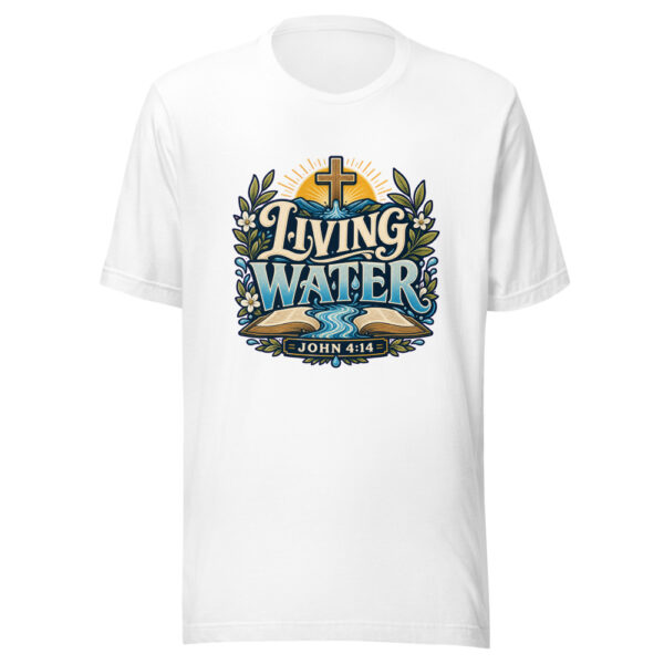 Living Water John 4:14 Heartbeat-20260613-christian-codex Graphic Tee mockup 3 Living Water John 4:14 Heartbeat-20260613-christian-codex Graphic Tee mockup 3