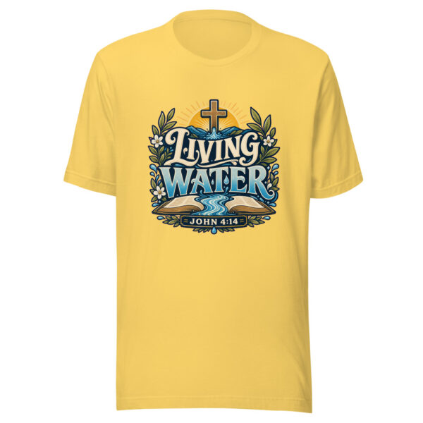 Living Water John 4:14 Heartbeat-20260613-christian-codex Graphic Tee mockup 6