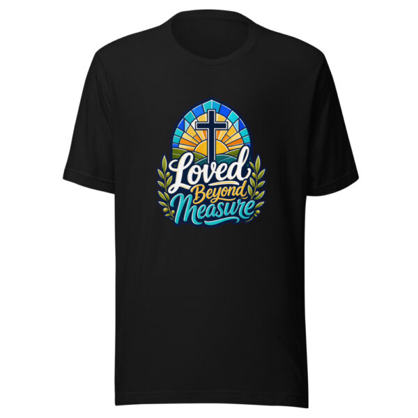 Loved Beyond Measure Graphic Tee mockup 1 Loved Beyond Measure Graphic Tee front view
