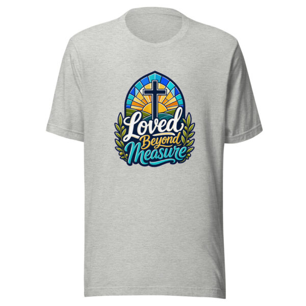 Loved Beyond Measure Graphic Tee mockup 4 Loved Beyond Measure Graphic Tee mockup 4