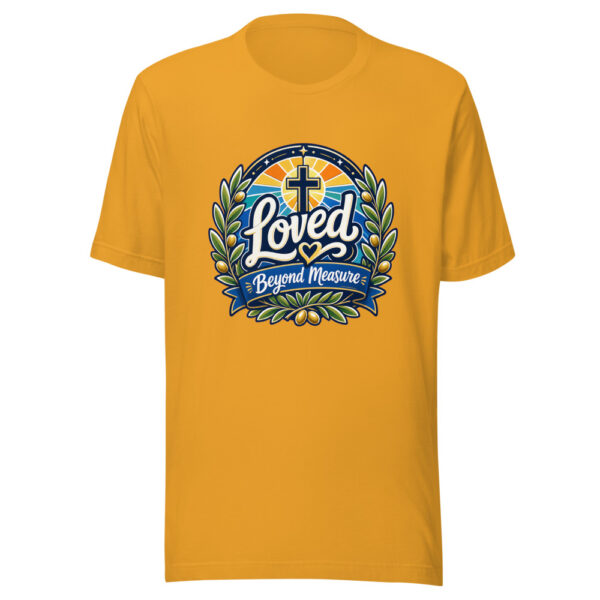 Loved Beyond Measure Graphic Tee mockup 4