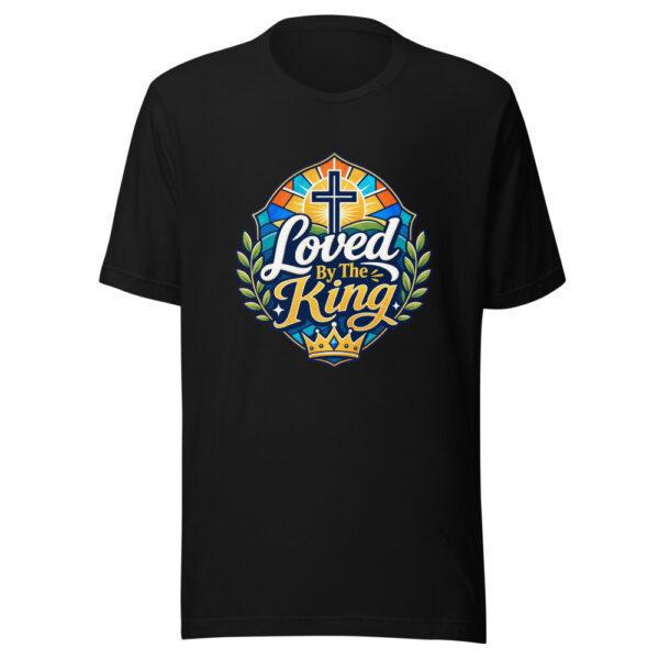 Loved By The King Graphic Tee front view