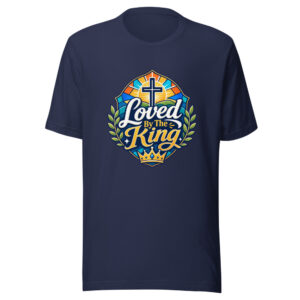 Loved By The King Graphic Tee mockup 1 Loved By The King Graphic Tee front view