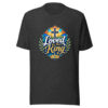 Loved By The King Graphic Tee mockup 6