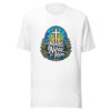 Made New In Him Graphic Tee mockup 3
