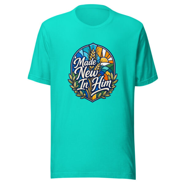 Made New In Him Graphic Tee mockup 3 Made New In Him Graphic Tee mockup 3