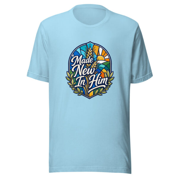 Made New In Him Graphic Tee mockup 5 Made New In Him Graphic Tee mockup 5