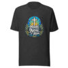 Made New In Him Graphic Tee mockup 6