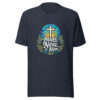 Made New In Him Graphic Tee mockup 7