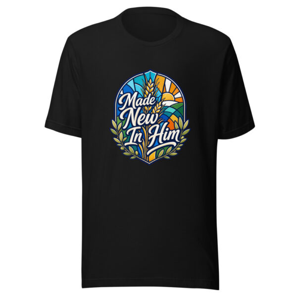 Made New In Him Graphic Tee mockup 7 Made New In Him Graphic Tee mockup 7