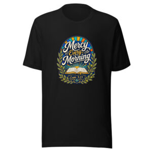 Mercy Every Morning Lam. 3:23 Graphic Tee front view