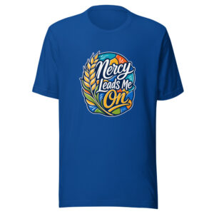 Mercy Leads Me On Graphic Tee front view