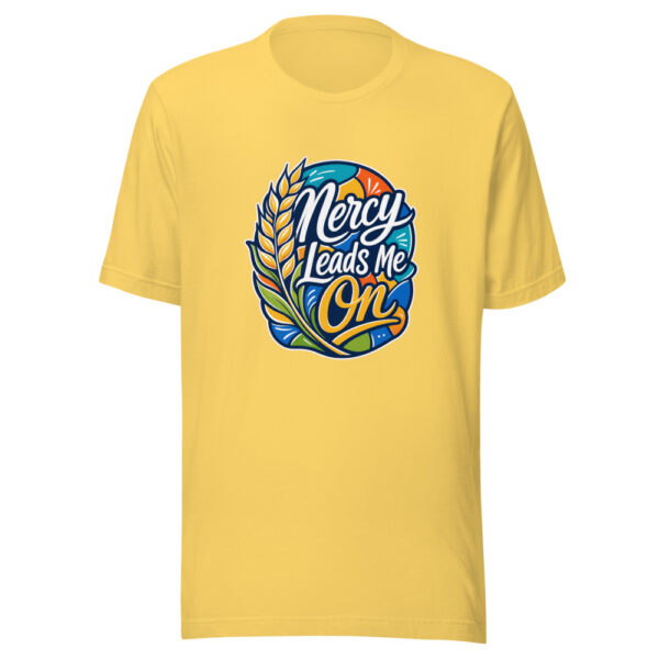 Mercy Leads Me On Graphic Tee mockup 6