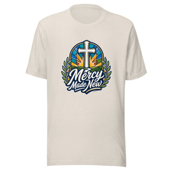 Mercy Made New Graphic Tee mockup 8