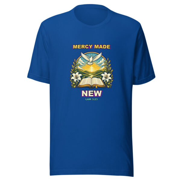 MERCY MADE NEW Heartbeat-20260614-christianshirtstore-codex Graphic Tee mockup 2
