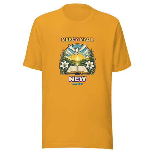 MERCY MADE NEW Heartbeat-20260614-christianshirtstore-codex Graphic Tee mockup 4