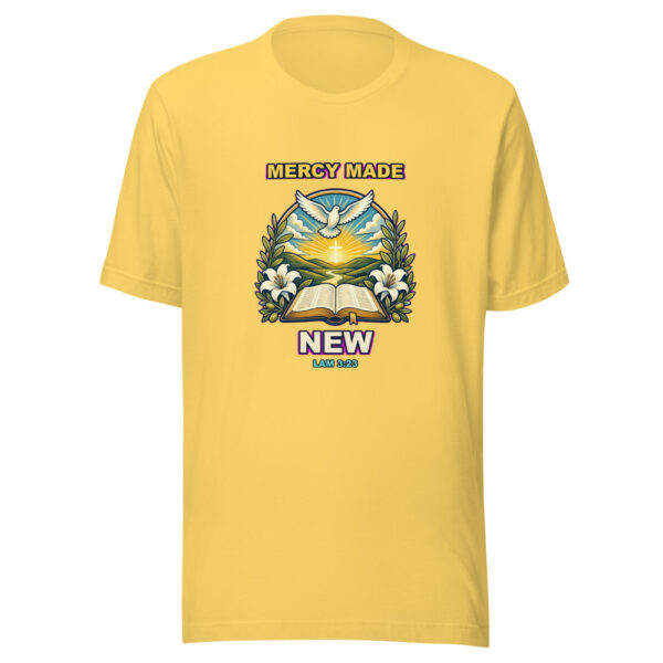 MERCY MADE NEW Heartbeat-20260614-christianshirtstore-codex Graphic Tee mockup 6