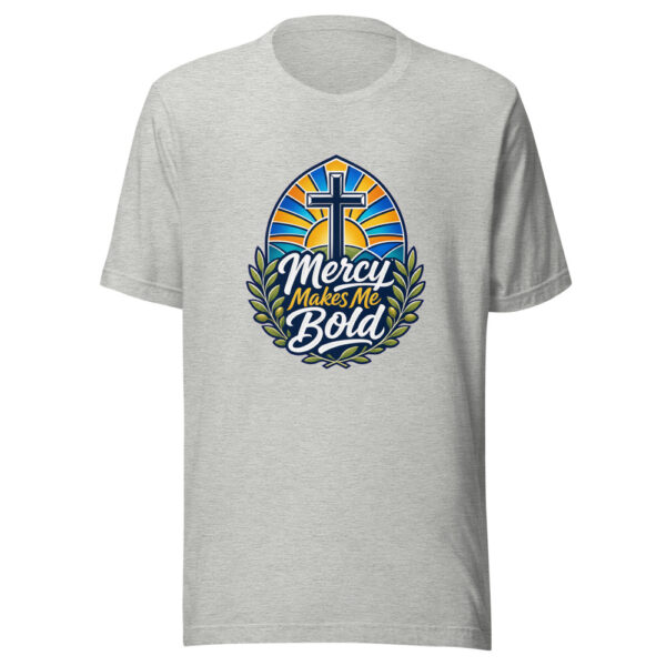 Mercy Makes Me Bold Graphic Tee mockup 6 Mercy Makes Me Bold Graphic Tee mockup 6