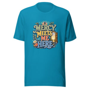 MERCY MEETS ME HERE Heartbeat-20260622-codex-fallback Graphic Tee front view