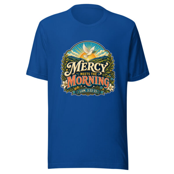 Mercy Meets The Morning Lam. 3:22-23 Heartbeat-20260613-verse-codex Graphic Tee mockup 2 Mercy Meets The Morning Lam. 3:22-23 Heartbeat-20260613-verse-codex Graphic Tee mockup 2