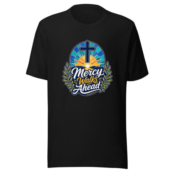 Mercy Walks Ahead Graphic Tee front view