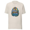 Peace Grows Through Prayer Graphic Tee mockup 8