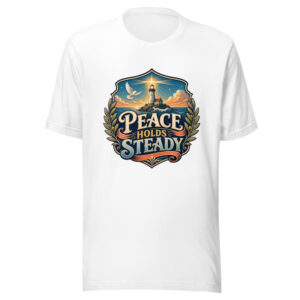 PEACE HOLDS STEADY Heartbeat-20260624-codex-fallback Graphic Tee front view