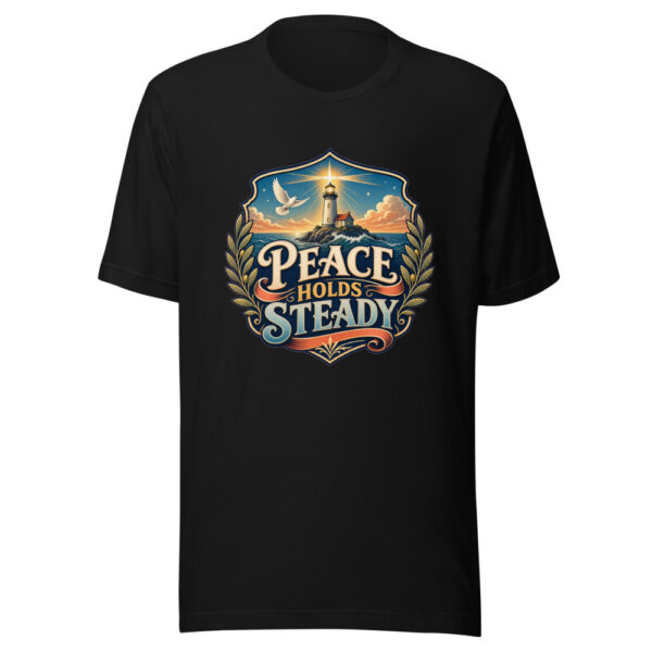 PEACE HOLDS STEADY Heartbeat-20260624-codex-fallback Graphic Tee mockup 2