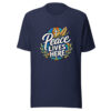 Peace Lives Here Graphic Tee front view