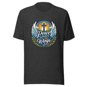 Peace Under His Wings Graphic Tee front view