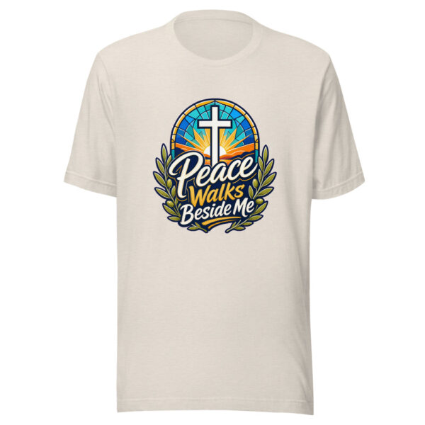 Peace Walks Beside Me Graphic Tee front view