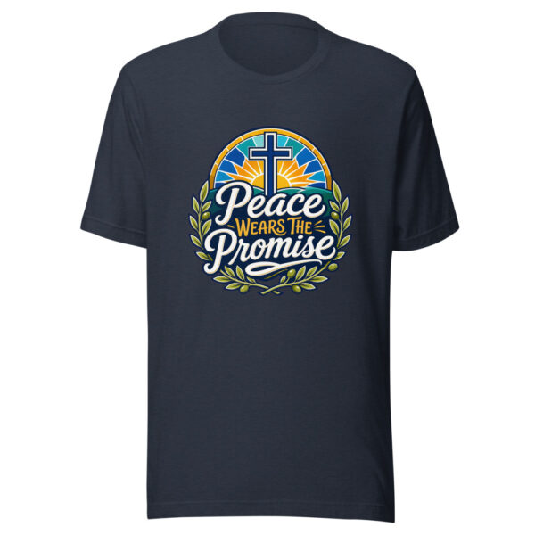 Peace Wears The Promise Graphic Tee mockup 7