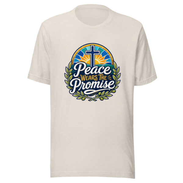 Peace Wears The Promise Graphic Tee mockup 8