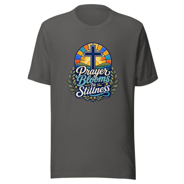 Prayer Blooms In Stillness Graphic Tee mockup 5 Prayer Blooms In Stillness Graphic Tee mockup 5