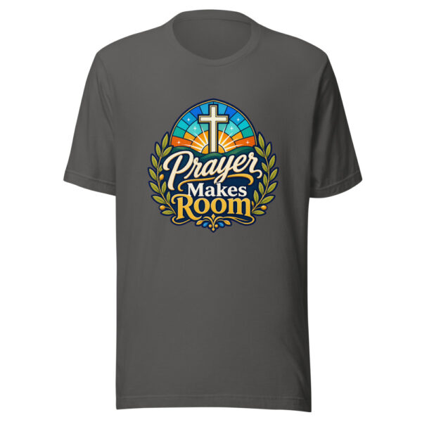 Prayer Makes Room Graphic Tee mockup 5 Prayer Makes Room Graphic Tee mockup 5