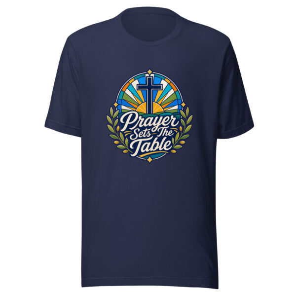 prayer-sets-the-table-evergreen-shirt-design-manual-prayer-sets-the-tabl-mockup-2 Prayer Sets The Table Graphic Tee