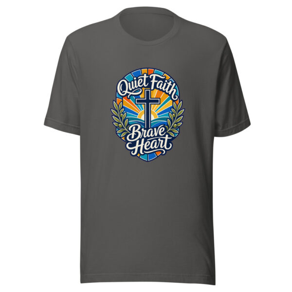 Quiet Faith Brave Heart Graphic Tee mockup 5 Quiet Faith Brave Heart Graphic Tee mockup 5