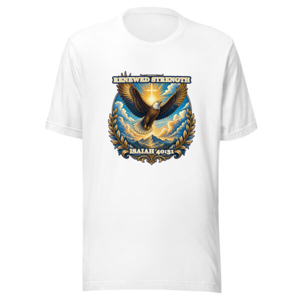 RENEWED STRENGTH / ISAIAH 40:31 Heartbeat-20260614-christianshirtstore-codex Graphic Tee mockup 3 RENEWED STRENGTH / ISAIAH 40:31 Heartbeat-20260614-christianshirtstore-codex Graphic Tee mockup 3