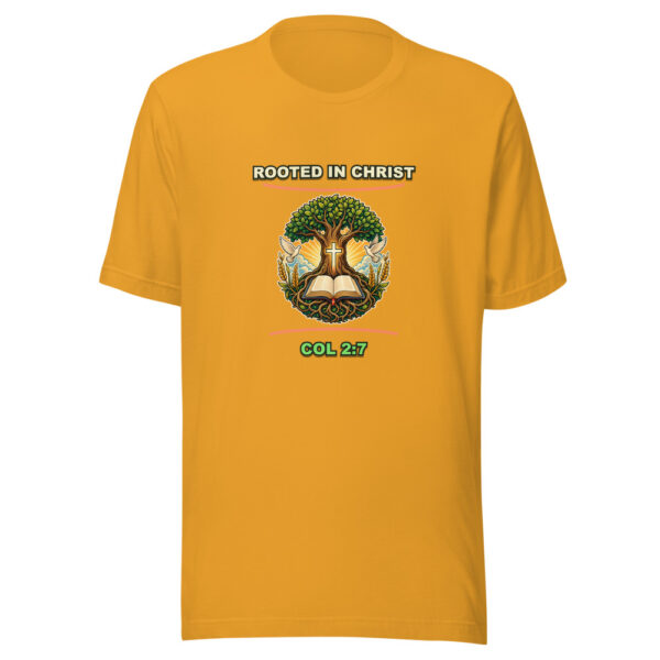 ROOTED IN CHRIST COL 2:7 Heartbeat-20260614-christianshirtstore-codex Graphic Tee front view