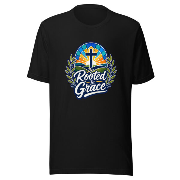 Rooted In Grace Graphic Tee mockup 2
