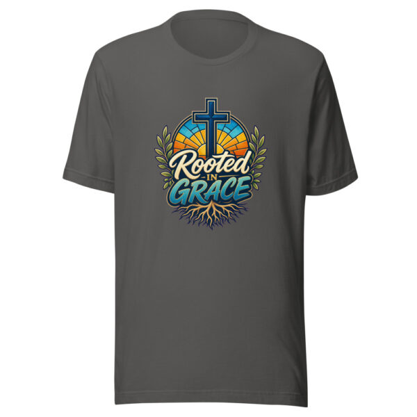 Rooted In Grace Graphic Tee mockup 4