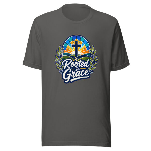Rooted In Grace Graphic Tee mockup 4